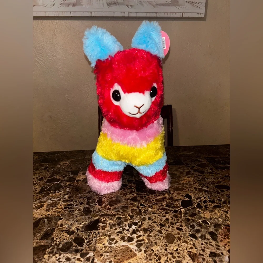 Colorful Plush Llama Toy